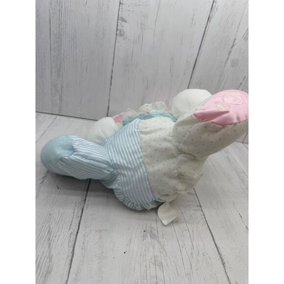 Fisher Price Puffalump Mouse Vtg 1988 Plush Baby Toy Rattle Nylon CLEAN - Picture 4 of 6